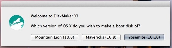 利用「DiskMaker X」制作可启动OS X安装U盘 第1张